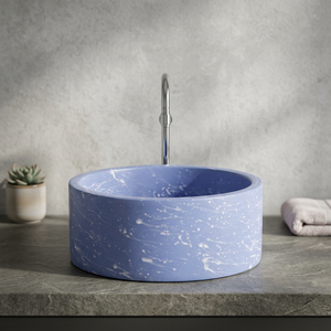 Modern Round Ceramic <b>Table</b> Top Hand Wash Basin With <b>Lifetime</b> Warranty For Hospitals And Basements - Product Image 2