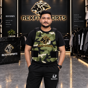 Fabricant pakistanais de gilets d'entraînement personnalisés avec logo, vente en gros OEM, protection de poitrine camouflage, vêtements de sport, équipement d'entraînement d'équipe, équipement de performance - Product Image 1