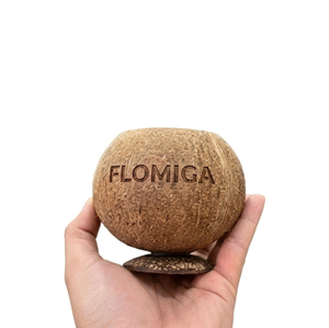 Eco-Friendly Polished Natural <b>Coconut</b> Shell Bowls & <b>Cups</b> Lightweight Handmade Custom Logo Party Home Use Wholesale Hot Sale - Product Image 2