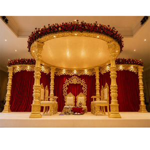 Decoración para Bodas del Sur de la India, Avni Mandap Muhurtham, Estilo Tradicional Elegante, Fibra de Vidrio Irrompible, Duradera, Venta al Por Mayor - Product Image 1