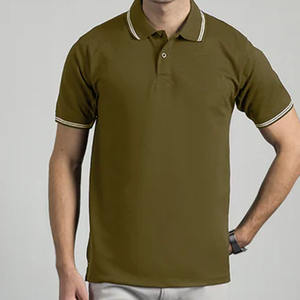 Camisas para Hombre Transpirables de Alta Calidad 100% Algodón, Polo para Hombre con Logotipo Personalizado, Cuello Alto, Servicio OEM, Polo Personalizado para Hombre - Product Image 2