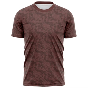Camiseta de Camuflaje Sublimada para Hombre, Manga Corta, Cuello Redondo, Tejido de Poliéster Transpirable, Corte Casual - Product Image 5