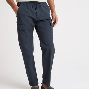 Pantalon cargo pour homme de style américain, coupe ample, multi-poches, pantalon de jogging rétro en coton, décontracté, léger, printemps, automne, été - Product Image 4