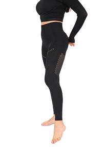 Leggings Deportivos Elásticos de Cintura Alta para Mujer, Transpirables, Suaves, de Spandex, Estilo Ajustado, para Gimnasio, Yoga, Correr, OEM - Product Image 5