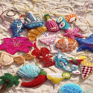 Elegant Handmade Seed Beads <b>Bag</b> <b>Charm</b> For Women Handbags Boho Style Seed Beads Beaded <b>Bag</b> <b>Charms</b> Fashion Accessories - Product Image 6