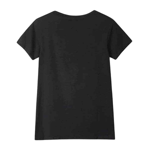 Women Rhinestone Cotton <b>T</b> <b>Shirt</b> Classic Fit <b>Sparkly</b> Casual Tee Soft Fabric OEM ODM Clothing Supplier - Product Image 2