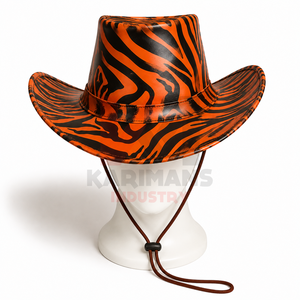 Sombreros de Vaquero de Cuero Genuino Directo de Fábrica, Sombreros de Rodeo de Ala Ancha de Piel de Vacuno Auténtica, Pedidos al por Mayor OEM ODM para Mayoristas - Product Image 2