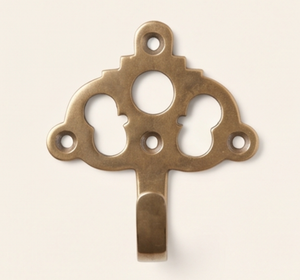 Antique Metal Wall <b>Hook</b> With Ornate Design Rust Resistant Single <b>Hook</b> For Home Decoration Royal Wall Accent - Product Image 1