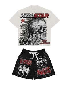 Conjunto Deportivo de Verano 2026 para Hombre, Camiseta de Manga Corta y Pantalones Cortos para Correr, Gimnasio y Atletismo, Talla Grande - Product Image 4