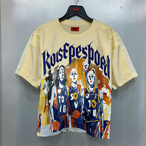 Camiseta personalizada para hombre con serigrafía de alta calidad y logotipo personalizado, con camiseta para hombre con material de alta calidad. - Product Image 4