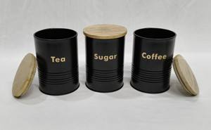 Contenedor de Alimentos Metálico con Acabado Cromado, Fabricado con Lámina Galvanizada de Alta Calidad, Contenedor de Almacenamiento de Alimentos para Cocina - Product Image 3