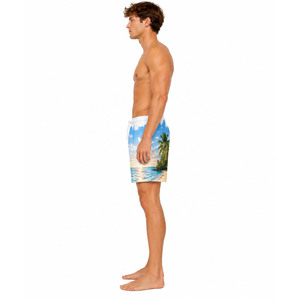 Custom Sublimation Printed Beach Shorts <b>Men</b> Quick Dry Summer Swim <b>Trunks</b> All Over Print Board Shorts OEM Wholesale - Product Image 5