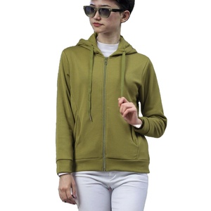 Sudadera con Capucha Personalizada para Mujer, Informal, con Cierre, Ajustada, Cómoda, Color Azul Bebé, Transpirable, con Cordón, 100% Algodón, Felpa, Invierno, Otoño - Product Image 3