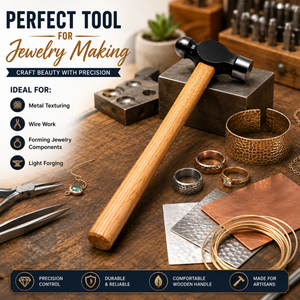 Stainless Steel Jewelry <b>Engraving</b> Hammer for Gold Silver Artisan Metalwork | Professional Metalsmith Chasing stamping - Product Image 6