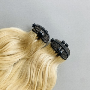 Wholesale 613 Vietnamese 10A Grade SDD Straight Raw Human Hair Extensions Blond Virgin Hair Bundles with Closure - Product Image 1