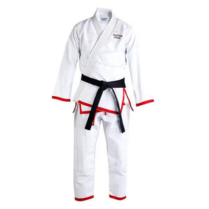 Kimono de Judo Unisex para Adultos, 100% Algodón, Transpirable, Ligero, Elástico, Ropa de Artes Marciales con Corte Automatizado y Logotipo Frontal - Product Image 1