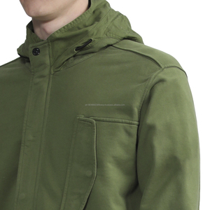 Felpa con cappuccio in <span class=keywords><strong>cotone</strong></span> di alta qualità 600 gsm felpa con cappuccio con mezza cerniera personalizzata della fabbrica dell'indumento - Product Image 4