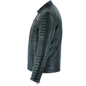 ซิปยาว YKK เสื้อแจ็คเก็ตหนังผู้ชายลำลอง ราคาขายส่ง เสื้อแจ็คเก็ตหนังขายดี เสื้อแจ็คเก็ตหนังสำหรับฤดูหนาว 2026 - Product Image 5