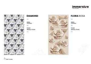 Carreaux de sol en porcelaine à finition brillante moderne, taille 60x120cm 600x1200mm 24x48 pouces, carreaux de sol commerciaux de qualité supérieure pour intérieur - Product Image 2