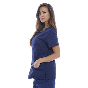Blusas Médicas Ultra Suaves de Lona para Mujer, Uniformes de Enfermería con Bolsillos, Unisex para Adultos, Sin Costuras, para Uso Hospitalario - Product Image 3