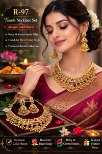 Conjunto de collar Kundan chapado en oro con piedras rojas, verdes y blancas, conjunto de joyería geométrica tradicional india para novias, para bodas - Product Image 2