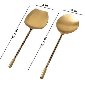 Stainless Steel <b>Serving</b> <b>Spoon</b> with Long Handles Shiny Finish Dining Kitchen for Daily Use Parties - Product Image 3