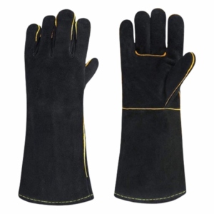 Gants de sécurité en cuir de vachette de qualité supérieure, résistants aux étincelles de soudage industriel, équipement de protection individuelle - Product Image 1