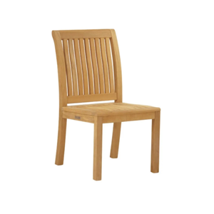 Modern Luxury Solid <b>Teak</b> Outdoor Dining <b>Chair</b> for Living Room School Terrace Use - Product Image 1