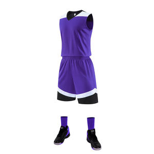 Maillot de basket respirant et anti-humidité grande taille, personnalisé par sublimation, séchage rapide - Product Image 5