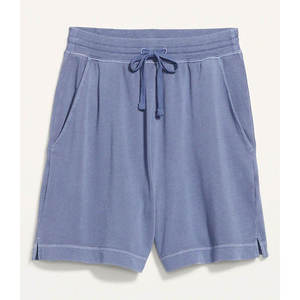 Women Solid Loose Casual Summer Sweat Shorts Quick Dry Cotton Anti-Wrinkle Lace Running Fitness High <b>Elastic</b> <b>Waist</b> Shorts - Product Image 3