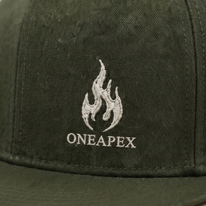 Gorra de Béisbol Personalizada One Apex Verde Oliva de 6 Paneles, Logotipo Bordado, Algodón Lavado, Ajustable, Unisex, Estilo Urbano - Product Image 5
