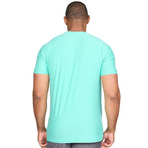 Men's Casual New Athletic T shirt Muscle Fit Cotton <b>Polyester</b> Tee Shirt Male Summer Regular Fit Men T shirt - Product Image 2