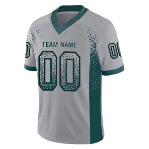 OEM Customized American Football Jersey Sportswear Short Sleeve 100% Polyester Quick Dry Breathable American Football Jersey - Product Image 3