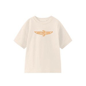 Camiseta de Manga Corta Informal de Punto para Niños, Estampada, 100% Algodón, Transpirable, Ecológica, Comprimida y de Secado Rápido, Directo de Fábrica - Product Image 3