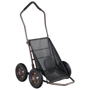 Carrello Pieghevole per Trasporto Cervi con Capacità di 227 kg, 4 Grandi Ruote e Maniglia Ergonomica, Carrello da Campeggio Resistente - Product Image 1
