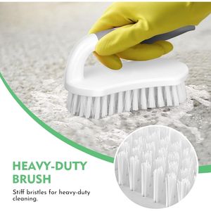 Brosses de nettoyage robustes à poils rigides pour la douche, la salle de bain, les tapis, la cuisine et le nettoyage des baignoires - Product Image 5