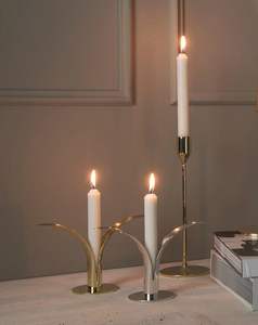 Support de bougie décoratif, porte-bougie pour bougies chauffe-plat et bougies pilier - Product Image 2