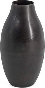 <b>Small</b> Ovoid Metal Flower <b>Vase</b> Hand-Glazed Decorative Jar Desktop Floral Ornament for Office & Home Handmade Artisan Pottery <b>Vase</b> - Product Image 4