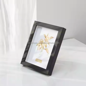 กรอบรูปทรงสี่เหลี่ยมดีไซน์ทันสมัยกรอบไม้ปรับขนาดได้กรอบไม้ใช้ในการตกแต่งบ้าน - Product Image 4