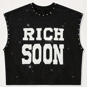 Camiseta sin Mangas Personalizada, Ecológica, Extra Grande, Estilo Vintage, con Estampado Gráfico, 100% Algodón, Tela Suave de 300g, Corte Holgado, Unisex - Product Image 1