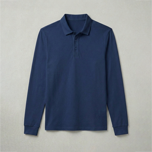 Fast Production Full <b>Sleeve</b> <b>Polo</b> <b>Shirt</b> For <b>Men</b> OEM Custom Printing <b>Mens</b> <b>Long</b> <b>Sleeve</b> <b>Polo</b> <b>Shirt</b> Supplier - Product Image 5