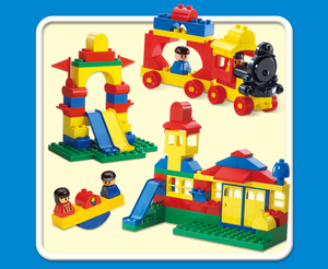 OXFORD Classic Large Building <b>Blocks</b> Set <b>Plastic</b> ABS Construction Bricks DIY Model Toy Educational Play Age 5 to 7 Years Unisex - Product Image 3