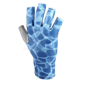 ถุงมือตกปลา LADO SPORTS แบบสั่งทำพิเศษ ผลิตจากโพลีเอสเตอร์ รองรับหน้าจอสัมผัส สายรัดข้อมือปรับได้ ใช้ได้ทั้งชายและหญิง สวมใส่ง่าย เหมาะสำหรับใส่ลำลอง - Product Image 3
