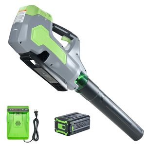 Potente Soplador de Hojas Inalámbrico de 60V con Batería de 5.0Ah, Carga Rápida y Funcionamiento Silencioso, Control de 3 Velocidades - Product Image 1