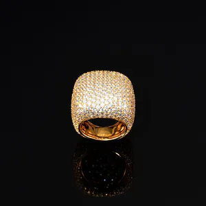Anillo de Compromiso Wong Rain 100% Platino con Moissanita Real de 1CT, Corte 3EX VVS1 Color D, Gema Certificada, Estilo Bohemio - Product Image 2