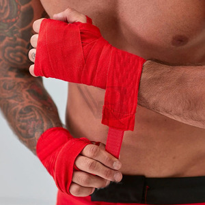 Hot Sale Custom Logo Eco-Friendly Neoprene Washable Lightweight MMA <b>Hand</b> Wraps for Boxing & Kickboxing Training - Product Image 6