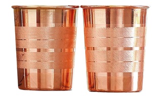 Juego de Vasos de Cobre y Acero Estilo Zen Asiático de 250 ml, 2 Vasos de 300 ml, Venta Caliente, Muestra Disponible, Precio al por Mayor, Grabado - Product Image 6