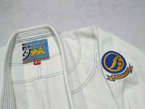 BJJ GI ฝ้าย100% น้ำหนักเบา140กรัมทนทานต่อการถักทอไข่มุกแห้งเร็วระบายอากาศ - Product Image 2