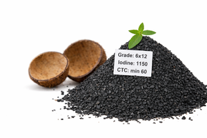 Carbón Activado de Bajo Costo 6×12 para Minería de Oro, Proveedor y Exportador de Carbón de Cáscara de Coco para Proyectos de Lixiviación de Oro - Product Image 2