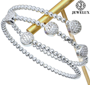 High Quality Premium Gold Plated Moissanite Iced Out Hip Hop Bracelet <b>for</b> <b>Men</b> Women Gift From Indian Supplier - Product Image 5